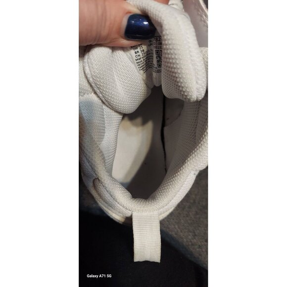 Size 7 (GS) - Nike Court Borough 2 Mid Triple White Shoes CD 7782 100 Hi Top - Picture 5 of 7